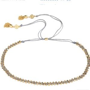Spartina 449 18K Matte Goldtone Beach Bo 12.5 in Choker Necklace
